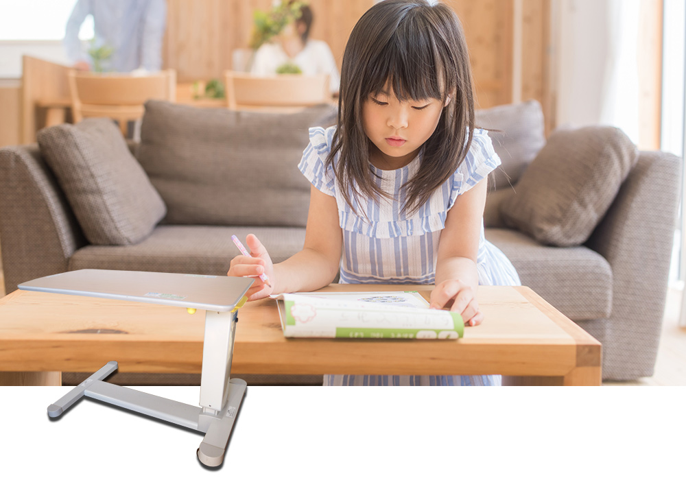 ダイニング学習のための簡易勉強机