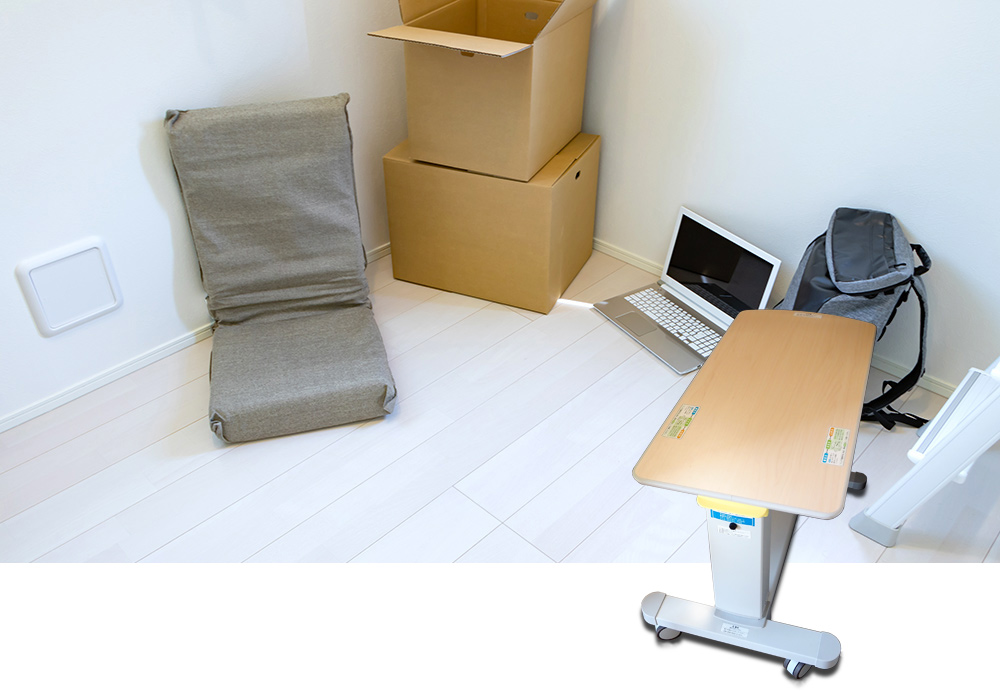 引っ越し先・前の仮テーブル