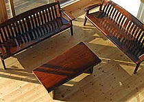 リビング・ダイニング用の椅子にアップダウンキャスター