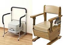 ポータブルトイレも安心・安全