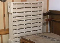 折り畳みベッドにアップダウンキャスター